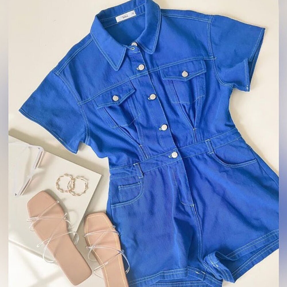 Talulah Denim Romper